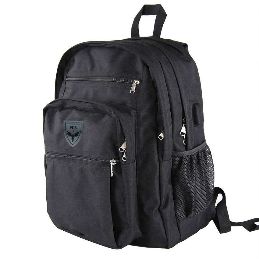 Black Patriot Shield Lightweight NIJ Level IIIA or III Bulletproof School Backpack