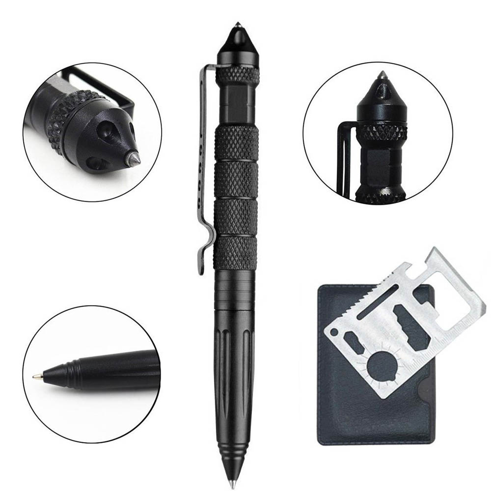 PDS Steel Head Tactical Pen & Credit Card Survival Tool – The ultimate safety devices – $25 for both!!